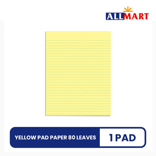 Yellow Pad Paper 80 leaves