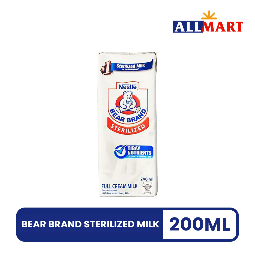 Bear Brand Sterilized Milk 200ml Same Day Delivery At AllMart bear-brand-sterilized-milk-200ml-same-day-delivery-at-allmart