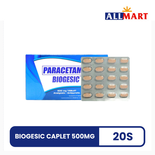 Biogesic Caplet 500mg 20s