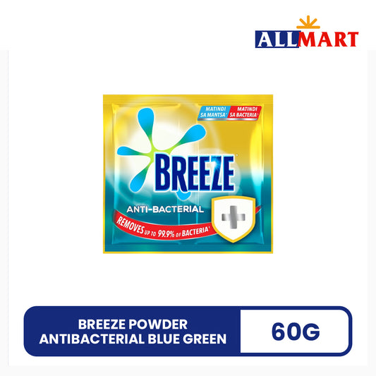 Breeze Powder Antibacterial Blue Green 60g