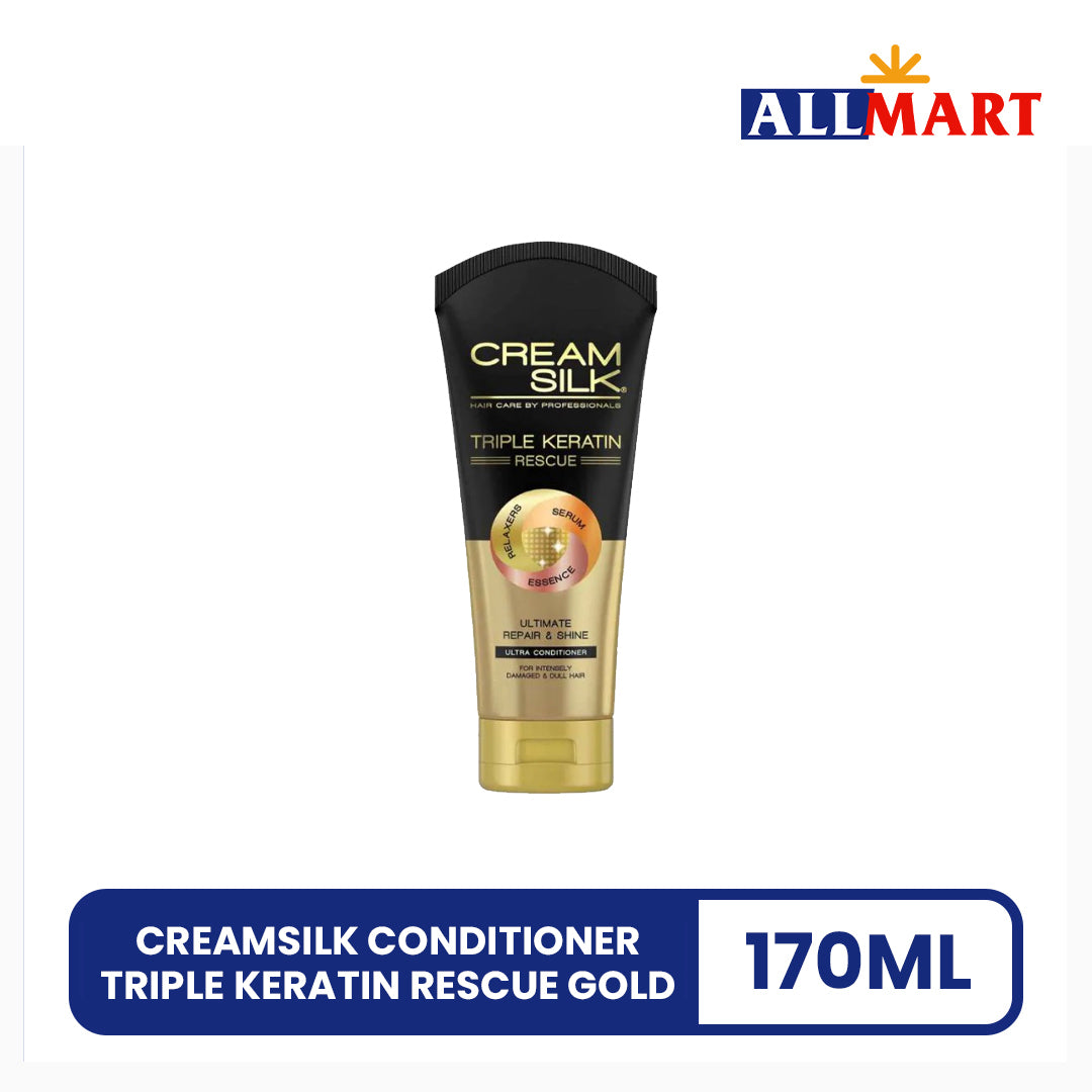 Creamsilk Conditioner Triple Keratin Rescue Gold 170ml