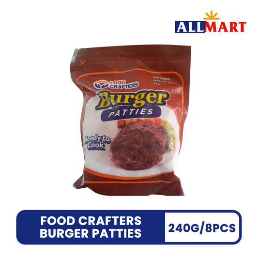 Food Crafters Burger Patties 240g (8pcs/pack)