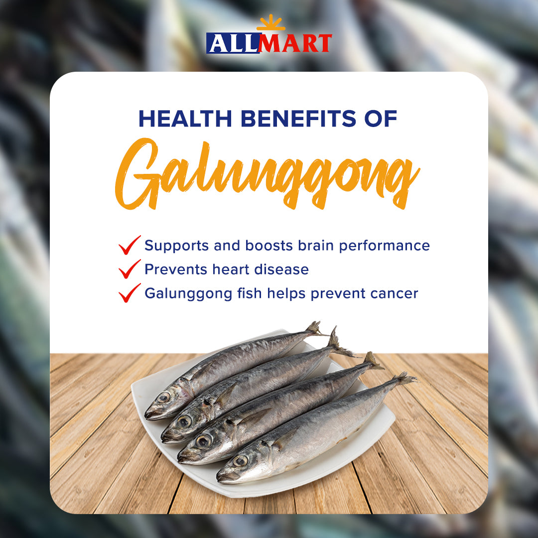 Galunggong / Mackerel Scad Uncleaned 500g