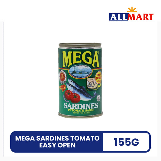 Mega Sardines Tomato Easy Open 155g