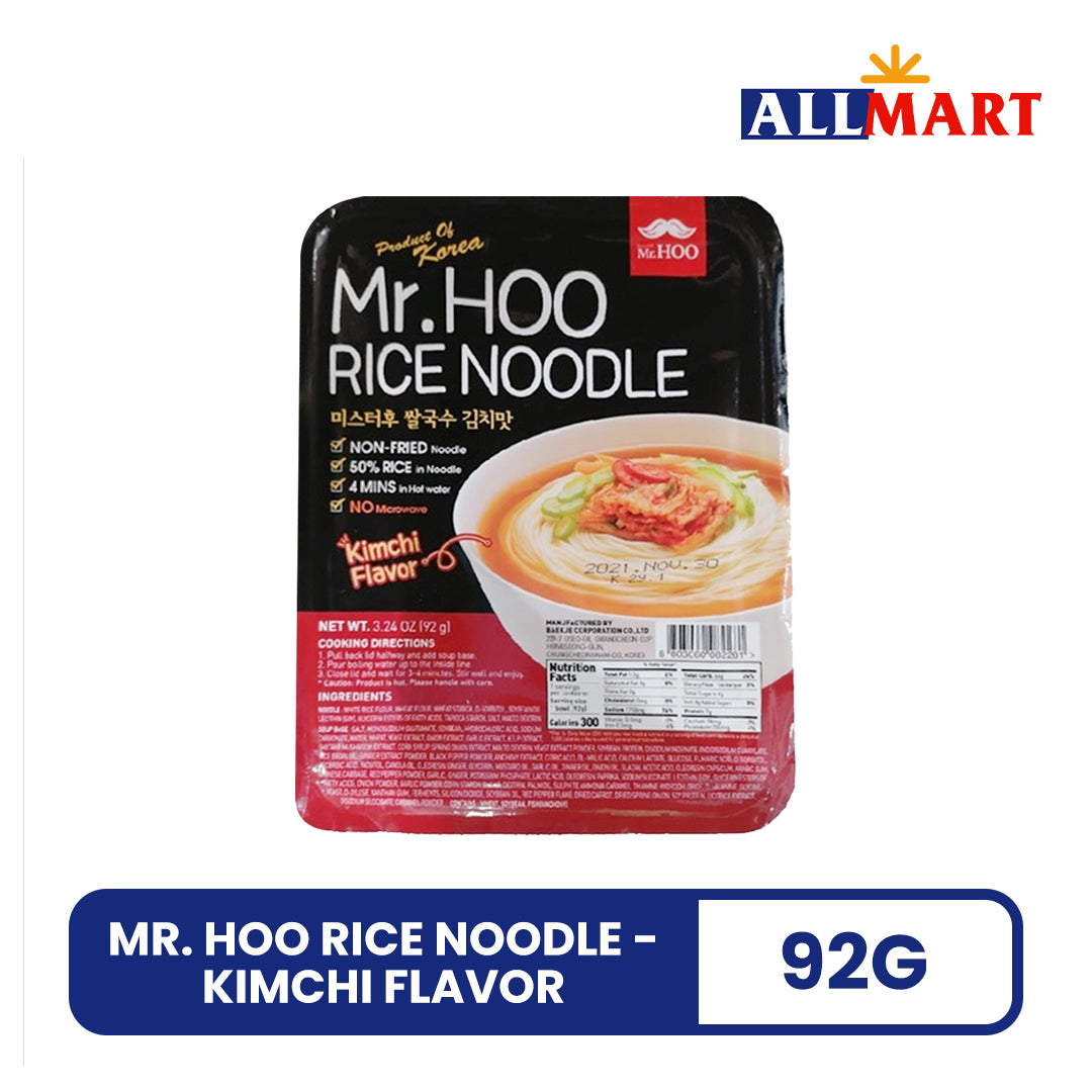 Mr. Hoo Rice Noodle - Kimchi Flavor 92g