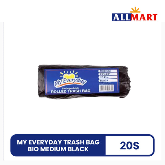 My Everyday Trash Bag Bio Medium Black 20s