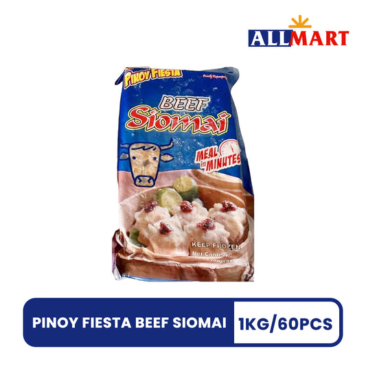 Pinoy Fiesta Beef Siomai 1kg (60pcs/pack)