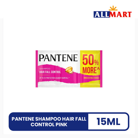 Pantene Shampoo Hair Fall Control Pink 15ml