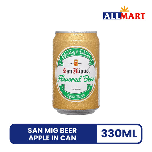 San Mig Beer Apple in Can 330ml