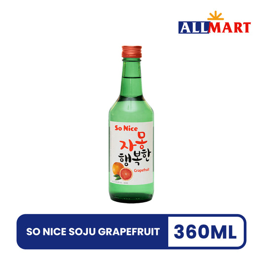 So Nice Soju Grapefruit 360ml