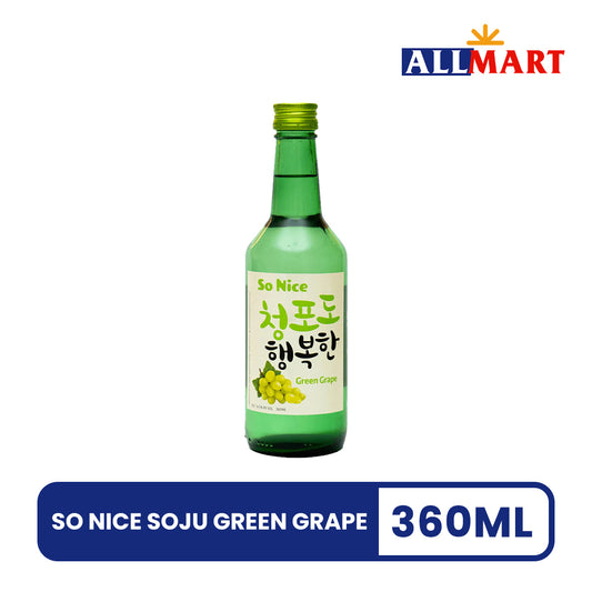 So Nice Soju Green Grape 360ml